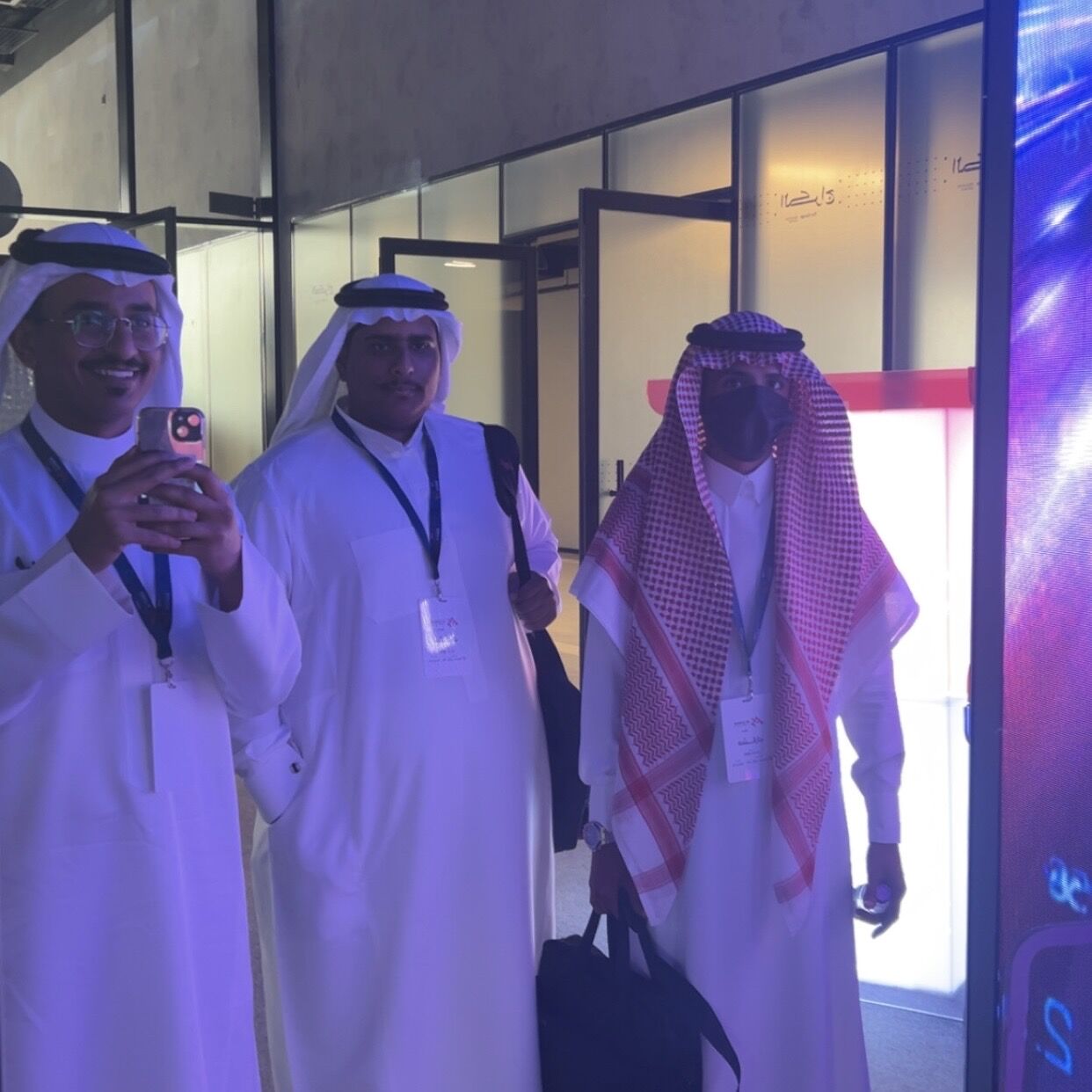 Three AI-Powered Lab team members at the SCAI AI League final